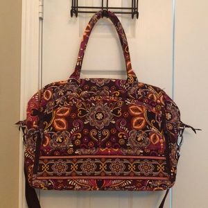 Vera Bradley Weekender/Laptop bag